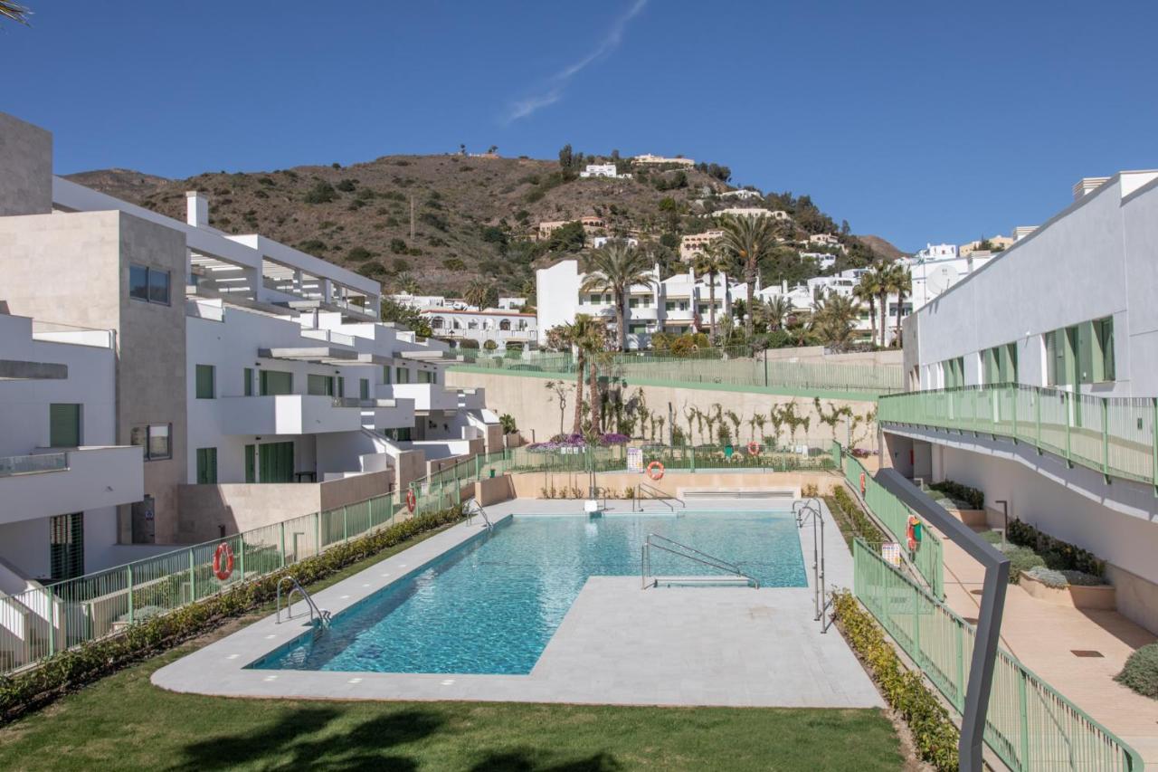 Precioso Apartamento Frente A La Playa Con Piscina Mojácar Exterior foto